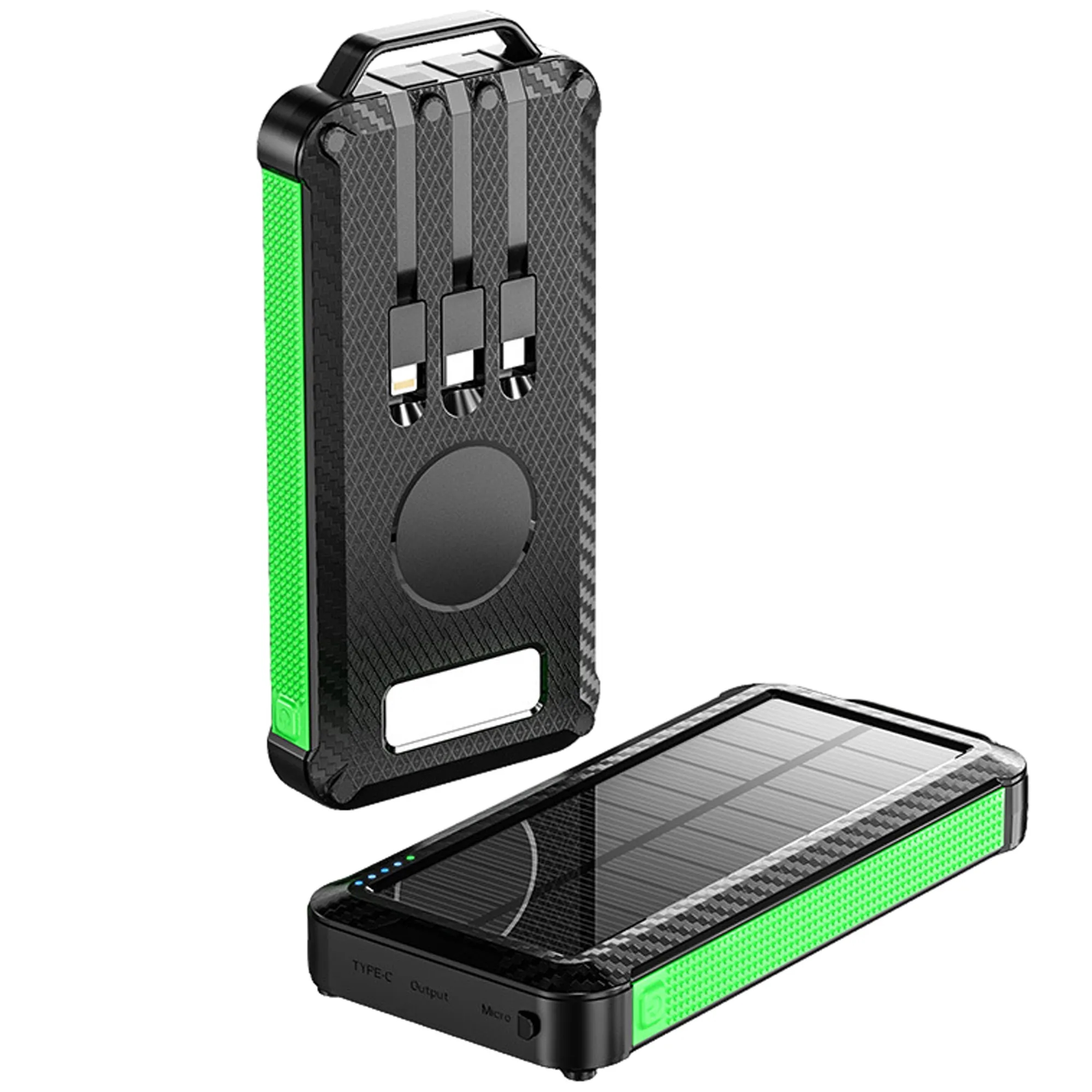 Multi-Function Solar Panel Mobile Power/10000mah 4