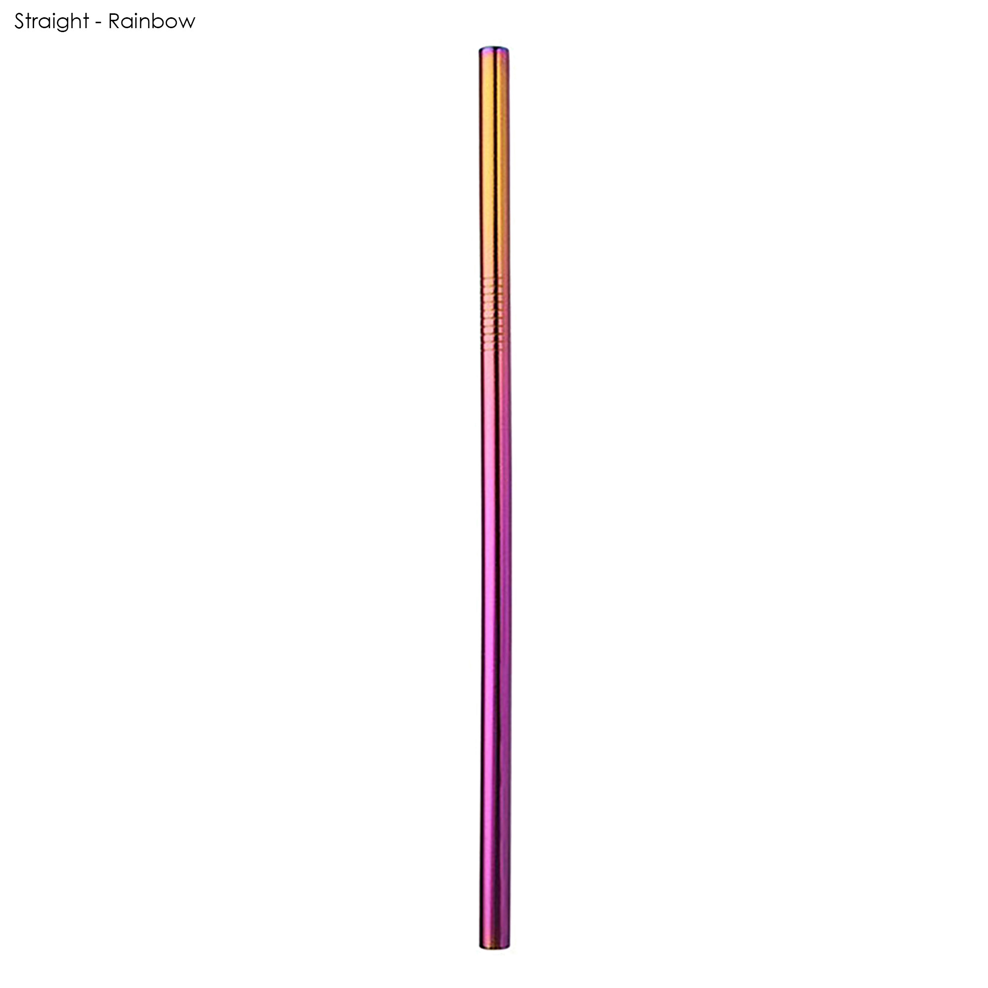 Stainless Steel Straw 8MM x 215MM - Colour 7