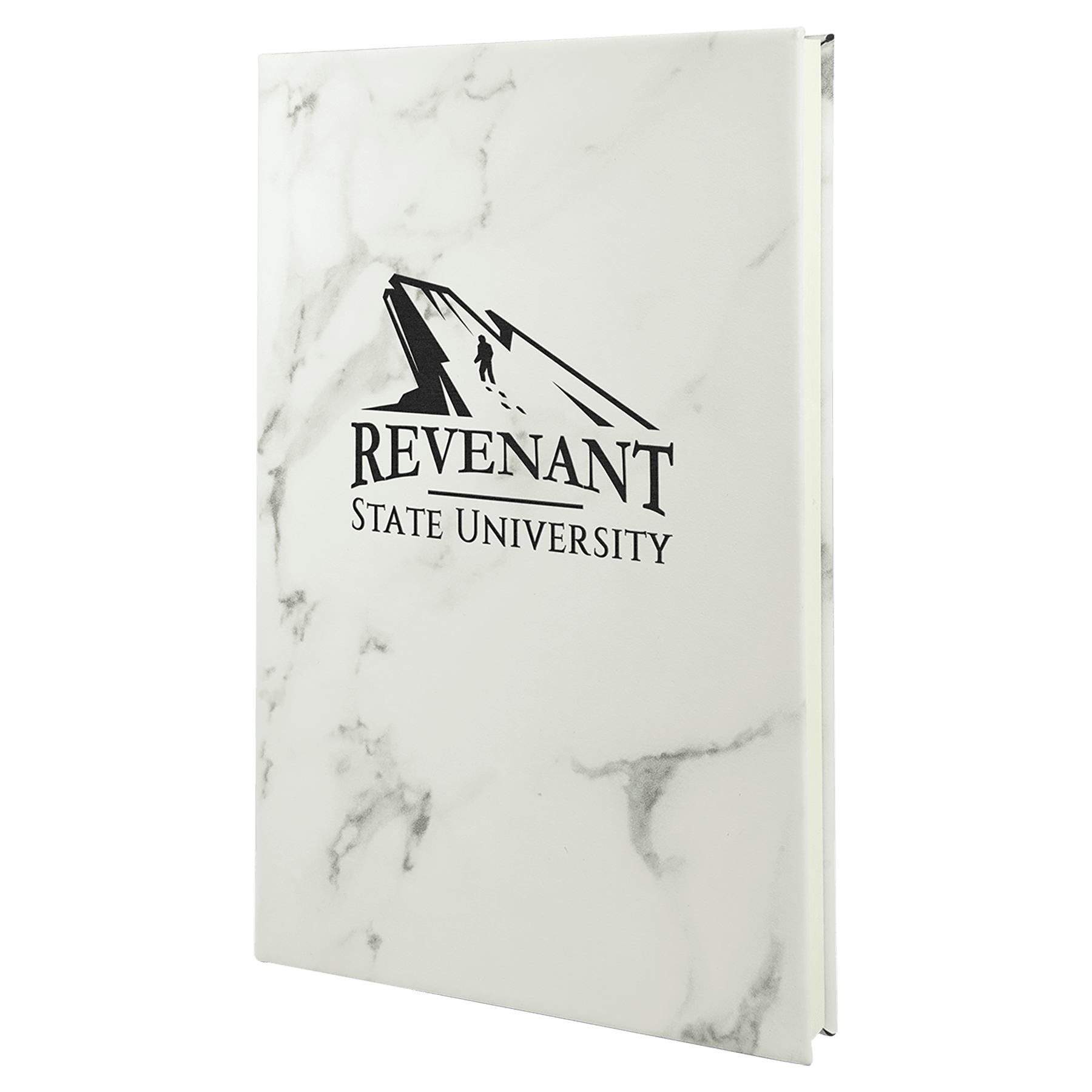 5.25" X 8.25" Laserable Leatherette Journal With Lined Notepad 11