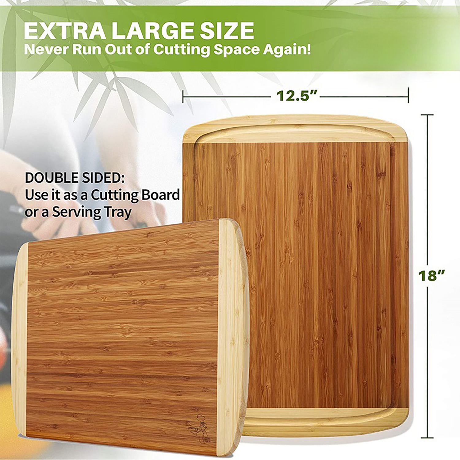 Extra Large Bamboo Cutting Board for Household Use 5
