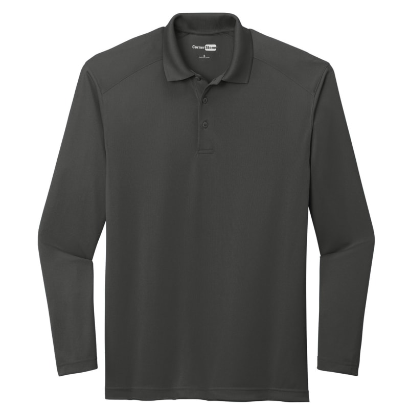 CornerStone Select Lightweight Snag-Proof Long Sleeve Polo 1
