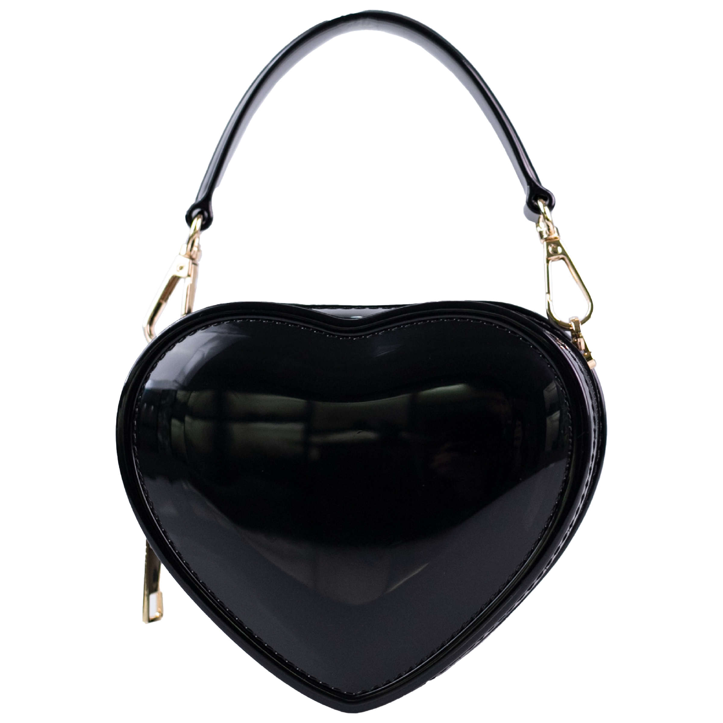 Pvc Mini Heart-Shaped Diagonal Cross Handbag 9