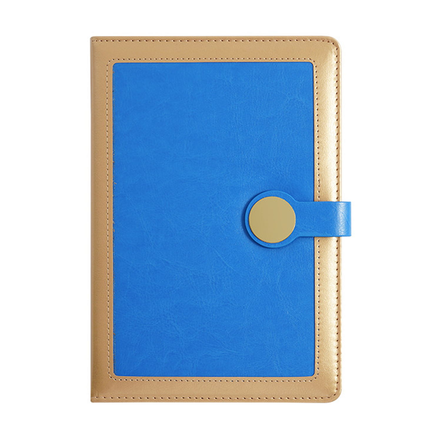 A5 PU Leather Metal Clasp Wood Grain Notebook 3