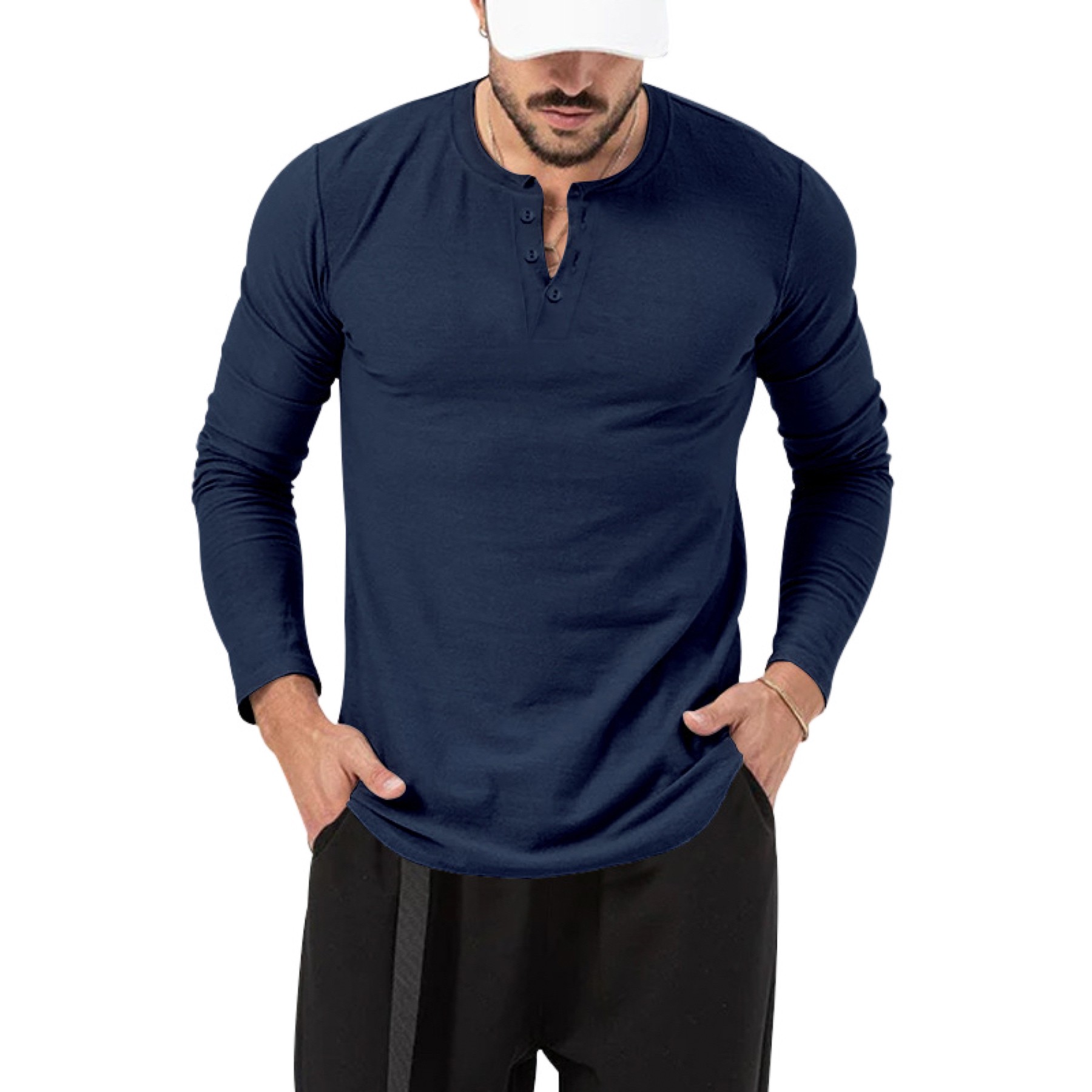Mens Henley Shirt 2