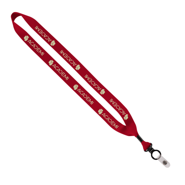 3/4" Polyester Lanyard with O-Ring 134
