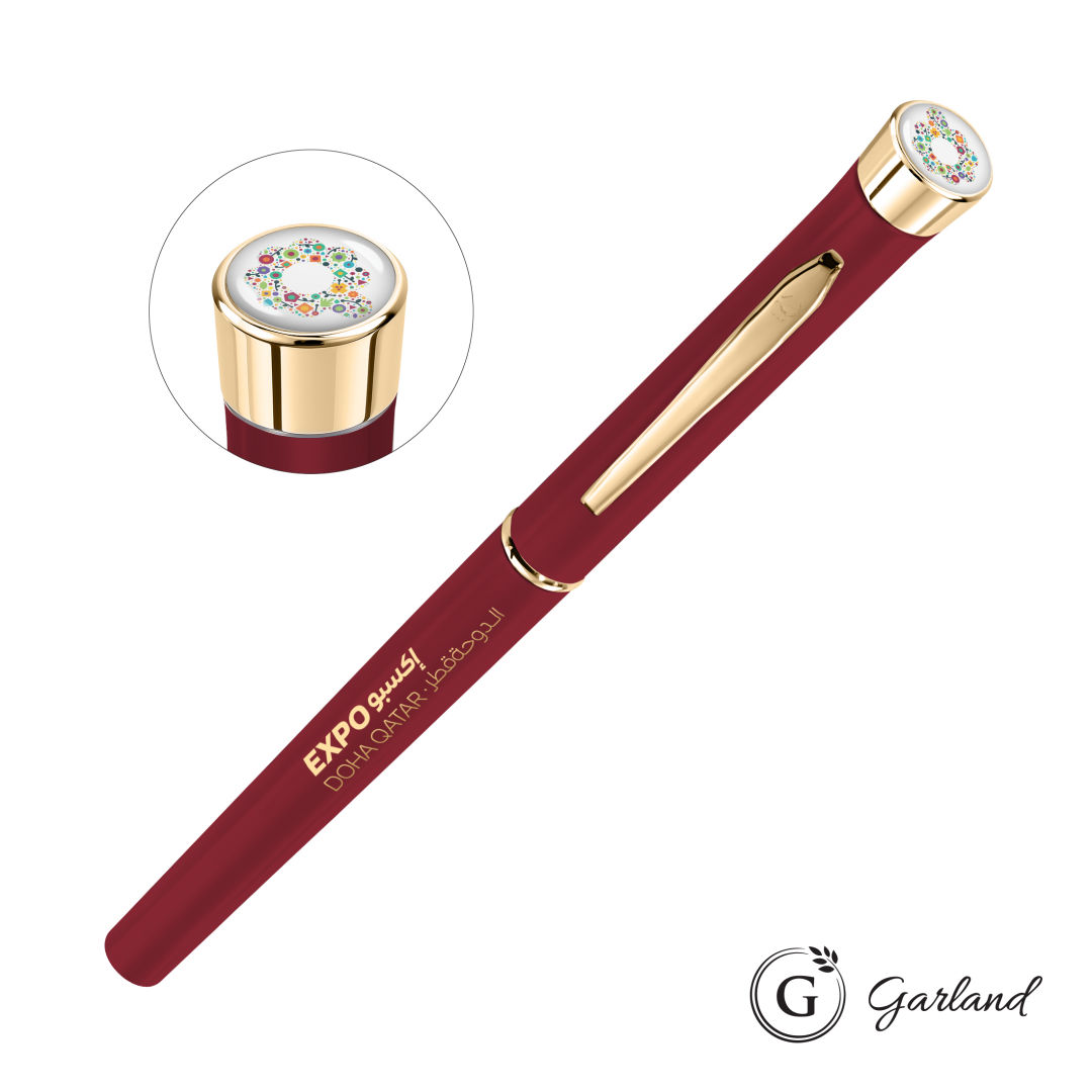 Garland® Color Matte Custom Rollerball Pen - Gold 28