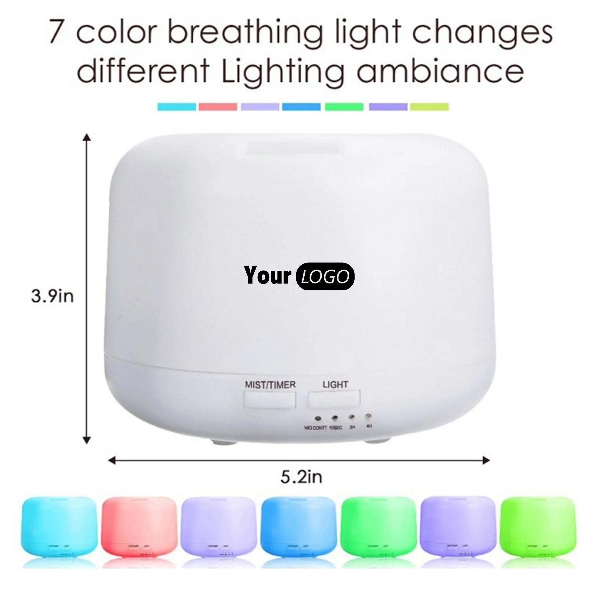 500ML 7 LED Humidifier 7