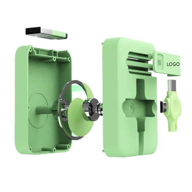 4 In 1 Multiple Retractable Charging Cable With Phone Stand 4