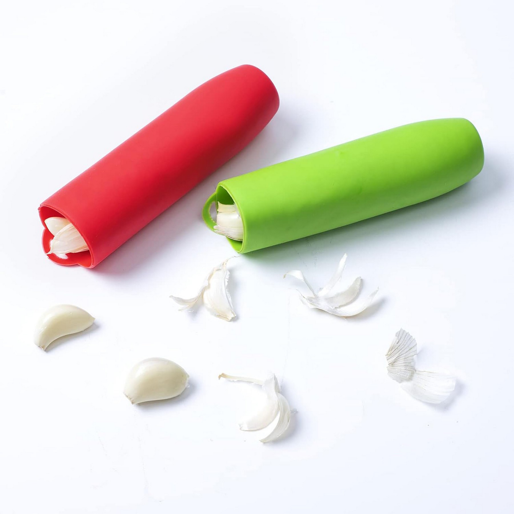 Garlic Peeler Skin Remover Roller Keeper 3