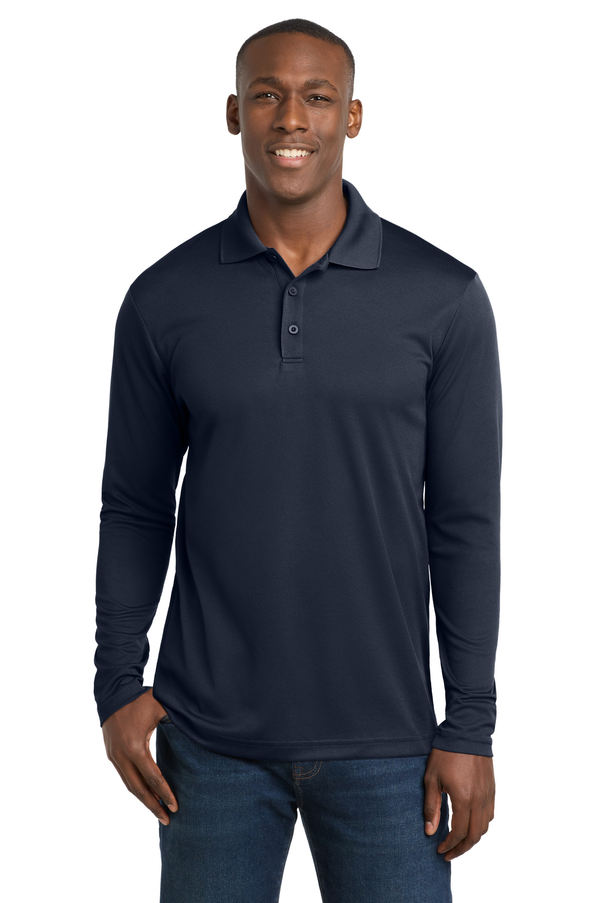 Sport-Tek PosiCharge RacerMesh Long Sleeve Polo. ST640LS 40