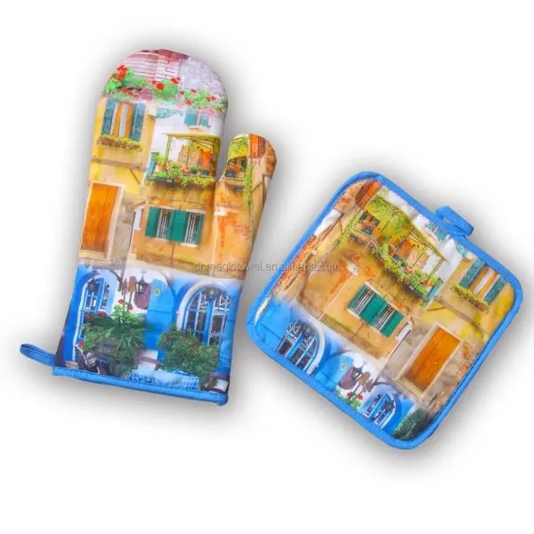 Custom Oven Mit Set 5