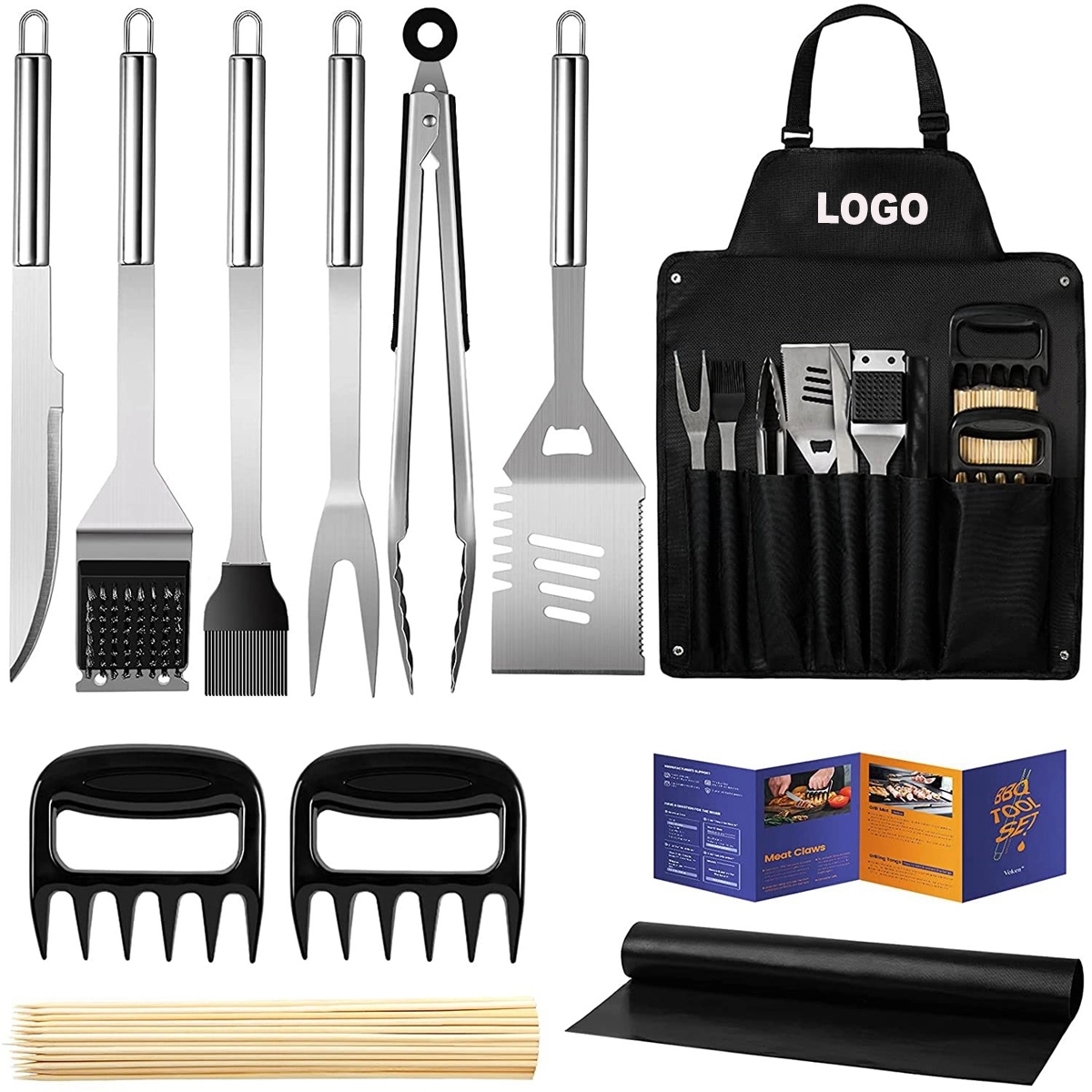 Stainless Steel BBQ Tools Set 2