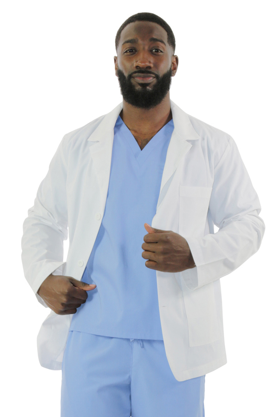 30" Antimicrobial Consultation Coat 9