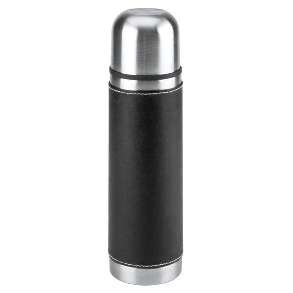 Leatherette Vacuum Bottle - 16 Oz. 26