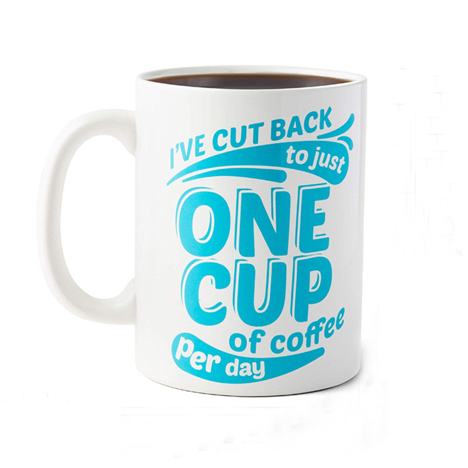 64oz Wide Mouth Ceramic Mug w/ Handle 3