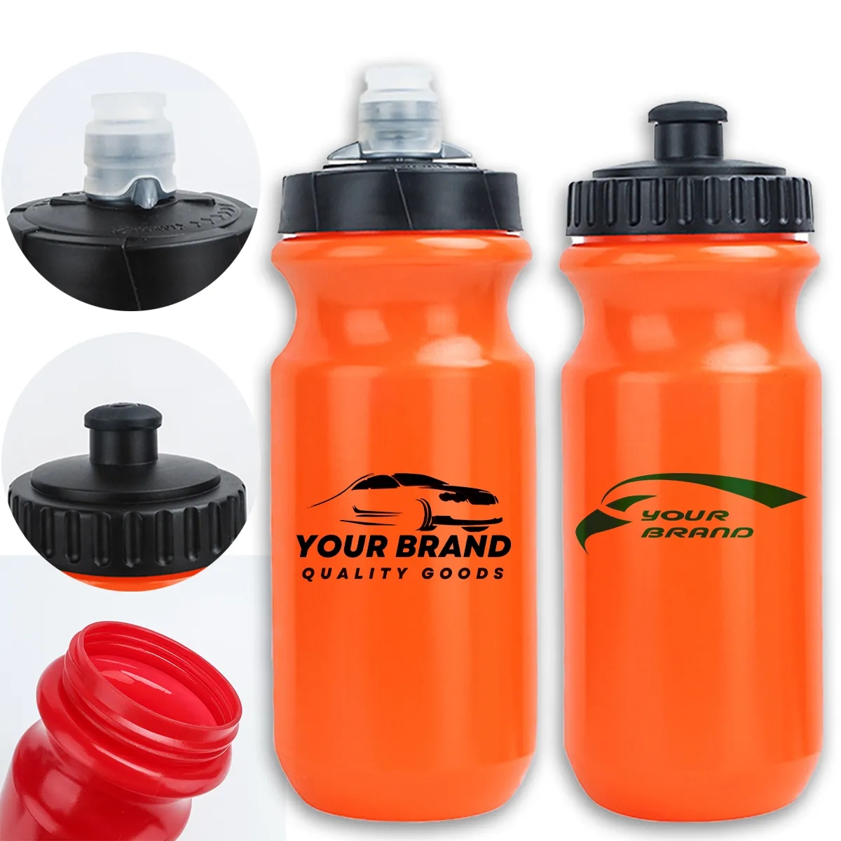 18oz Large Capacity portable anti-fall Sports Water Bottles 3