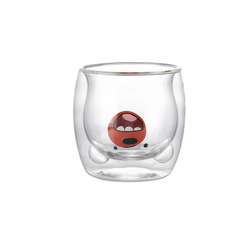 Custom 9 oz Double Wall Glass Mugs 7