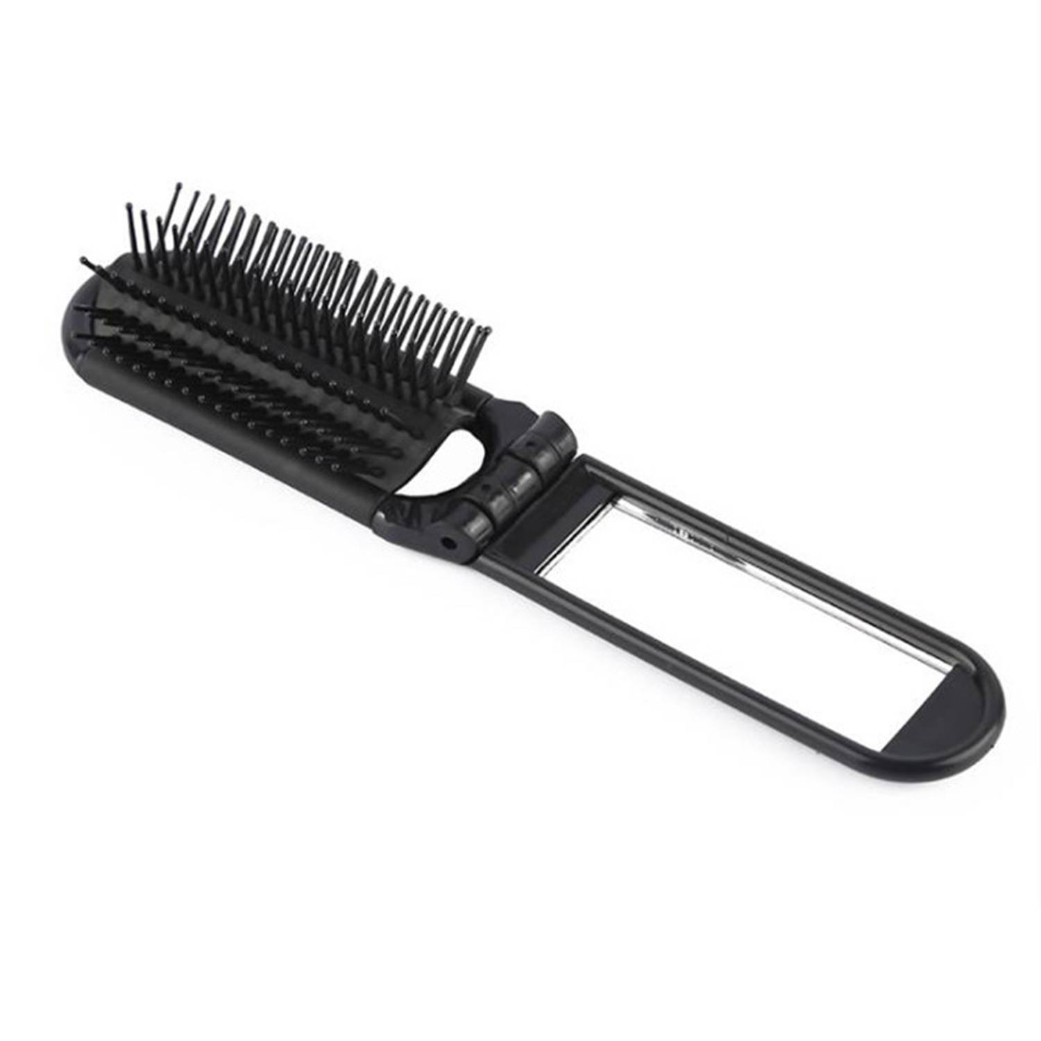 Foldable Travel Hair Brush with Mirror & Soft Bristles 5