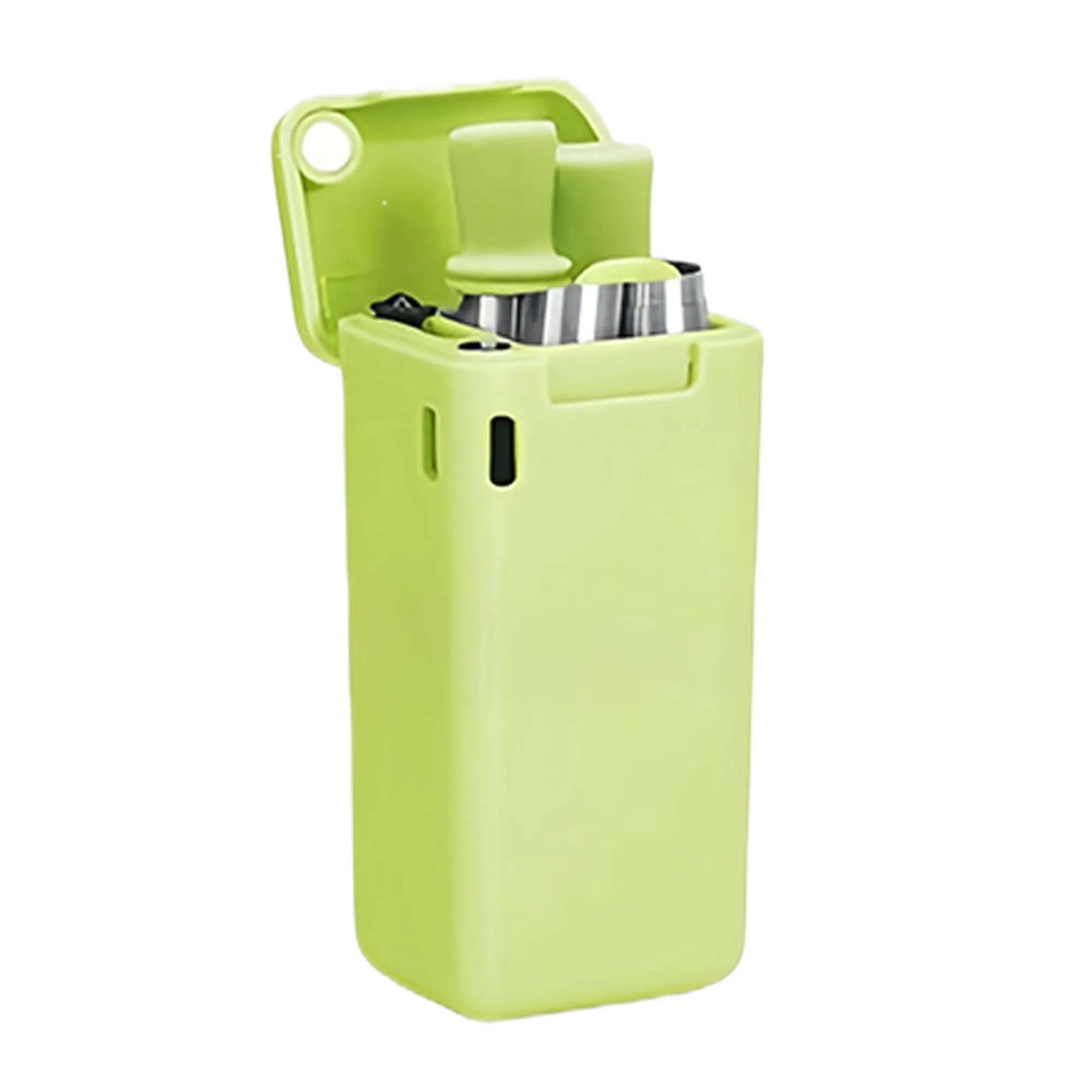 Foldable Reusable Stainless Steel Silicone Straw Set?? 6