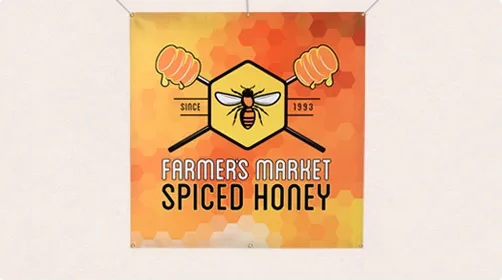 Banner - Vinyl, Hem & Grommet Edge Finish, Full Color 4