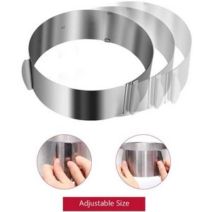 Adjustable Steel Mousse Cake Ring 11
