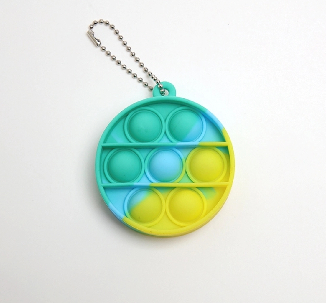 Mini Pop Push It Fidget Toy Keychain 5