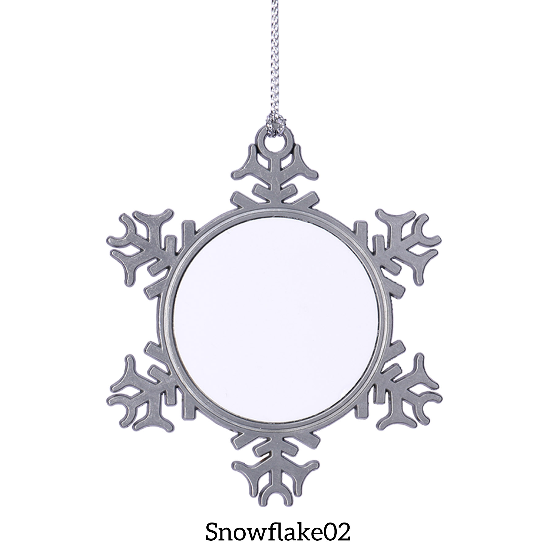 Free Shipping Zinc Alloy Snowflake Ornament 6