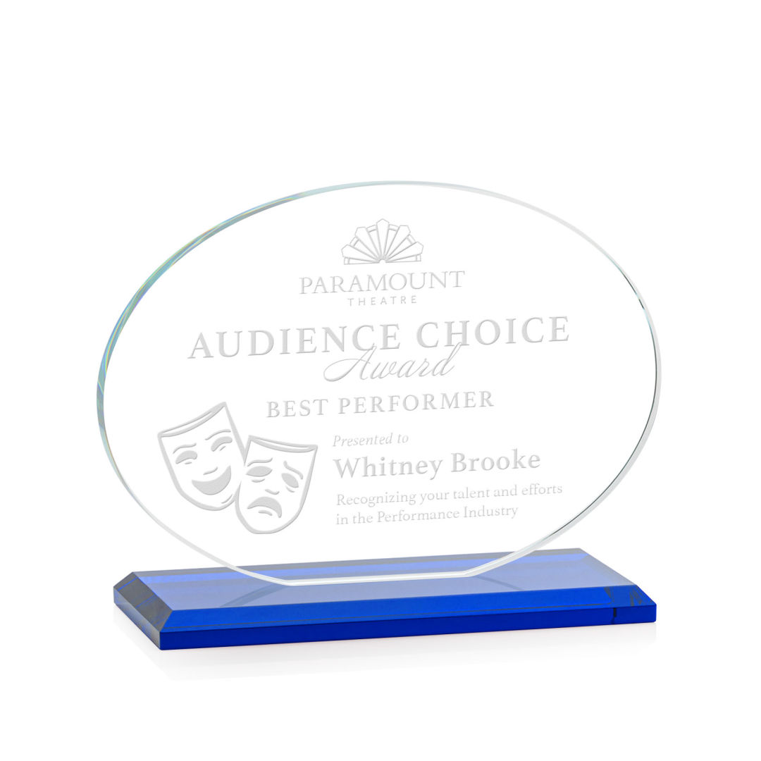 Austin Award (Horiz) - Blue 9