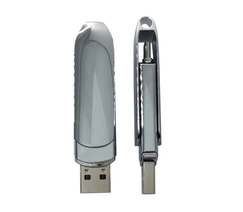 Electroplated Chrome Type-C USB Flash Drive 7