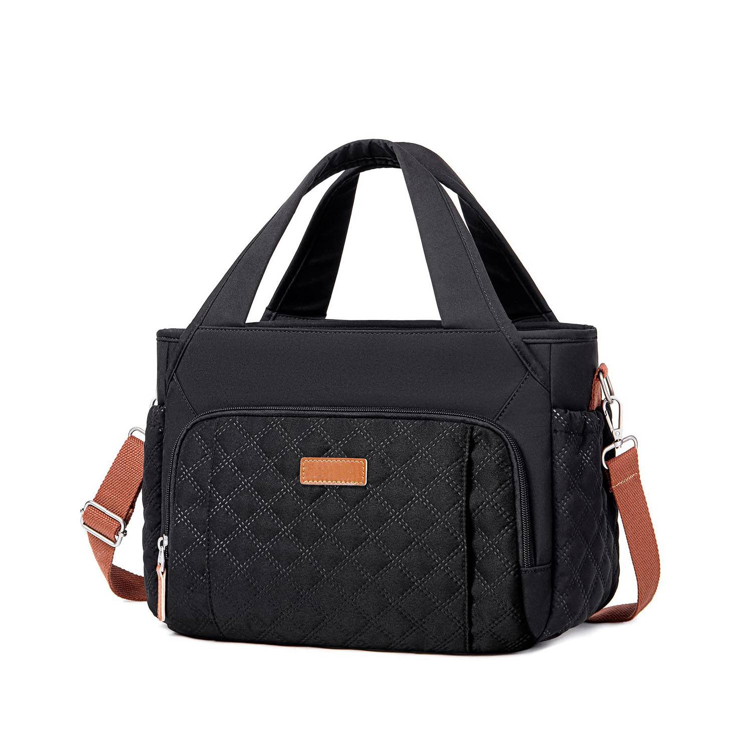 Multi-Pocket Oxford Insulated Cooler Lunch Bag w/ Handle 3