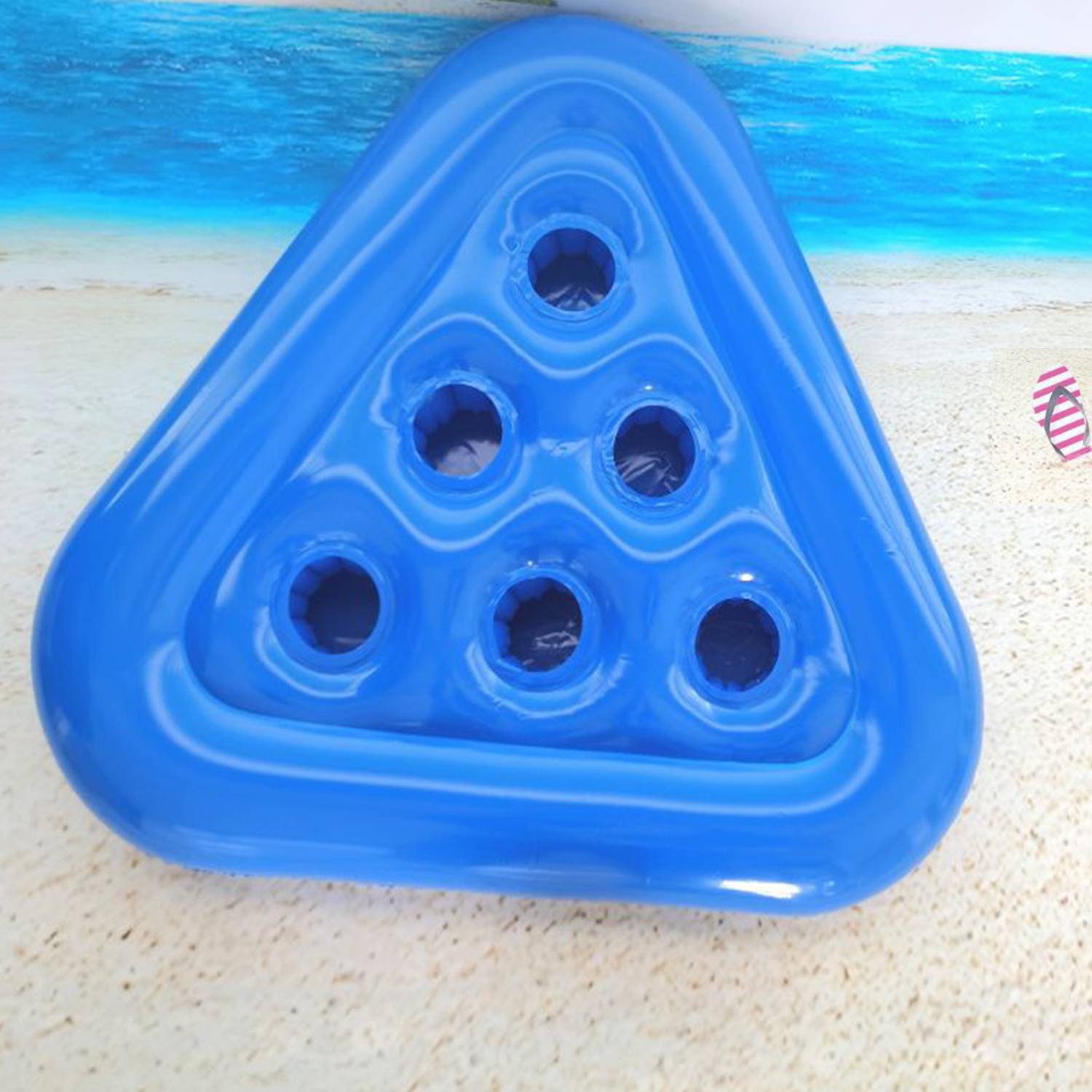 Inflatable Triangular Six-Hole Water Cup Holder 7
