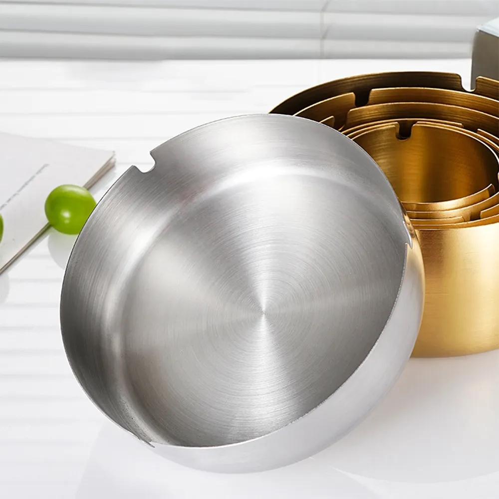 Smokers Indoor Outdoor Stainless Steel Ashtray Outside Patio 5