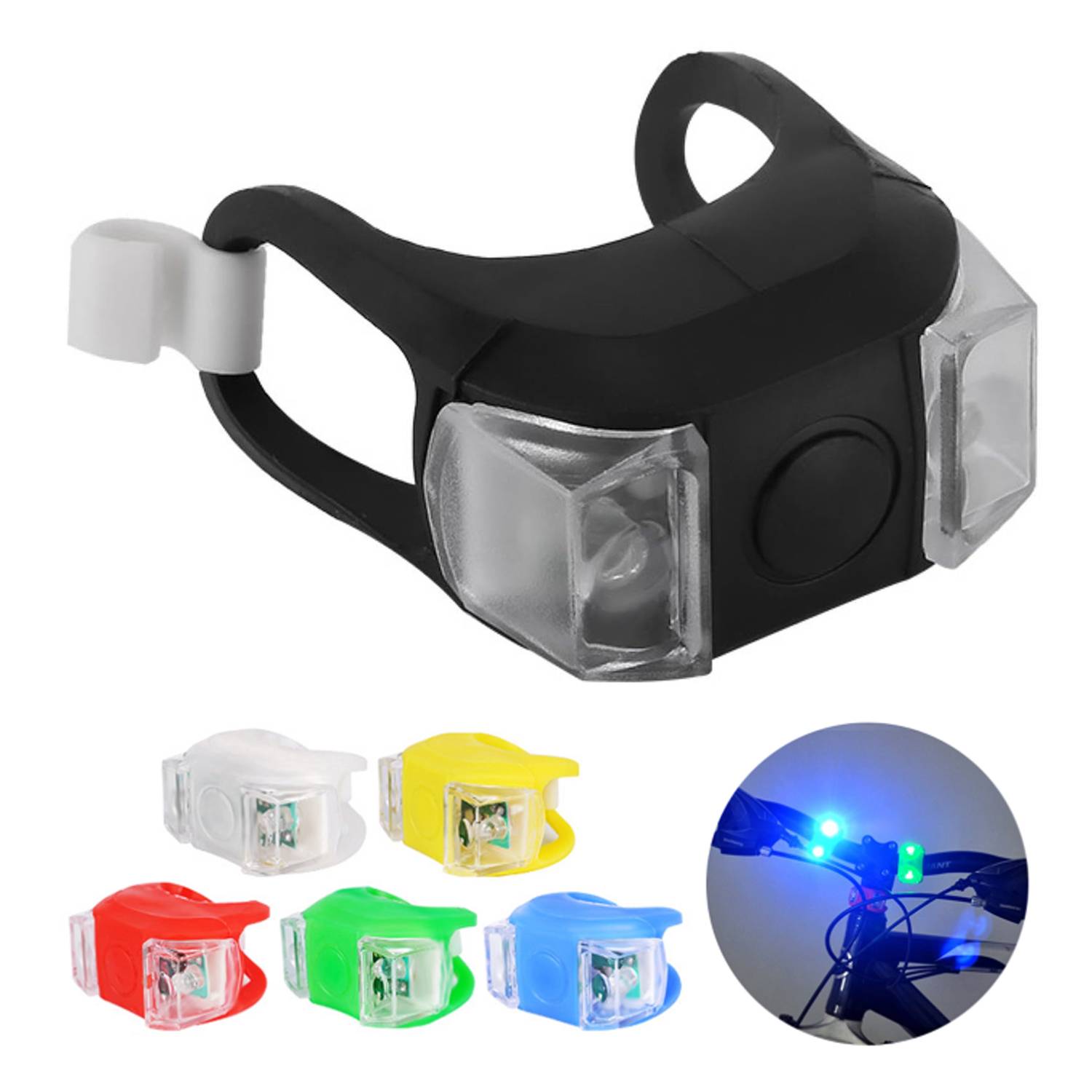 Silicone Safety Bicycle Tail Light 6