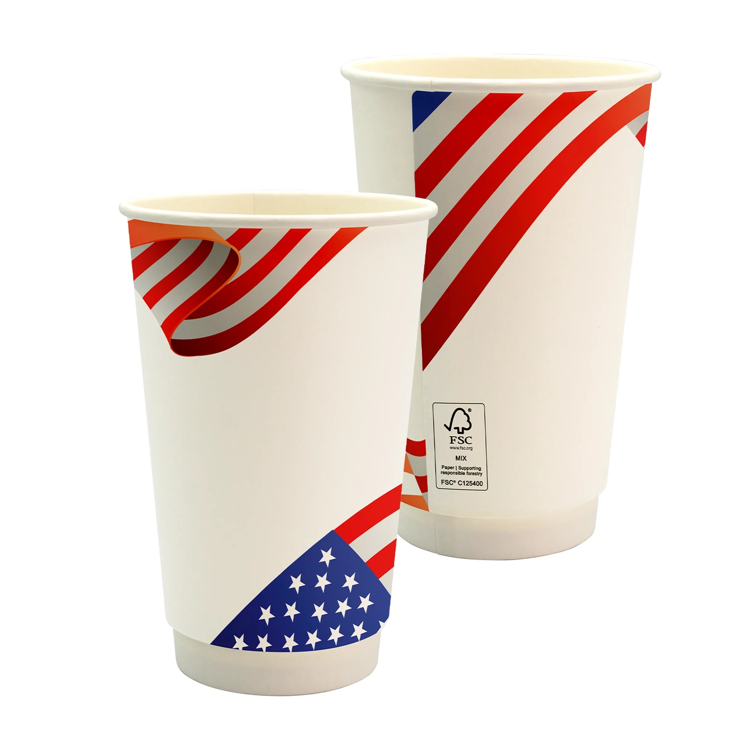 16 oz. Full Color Patriotic Paper Cup 4