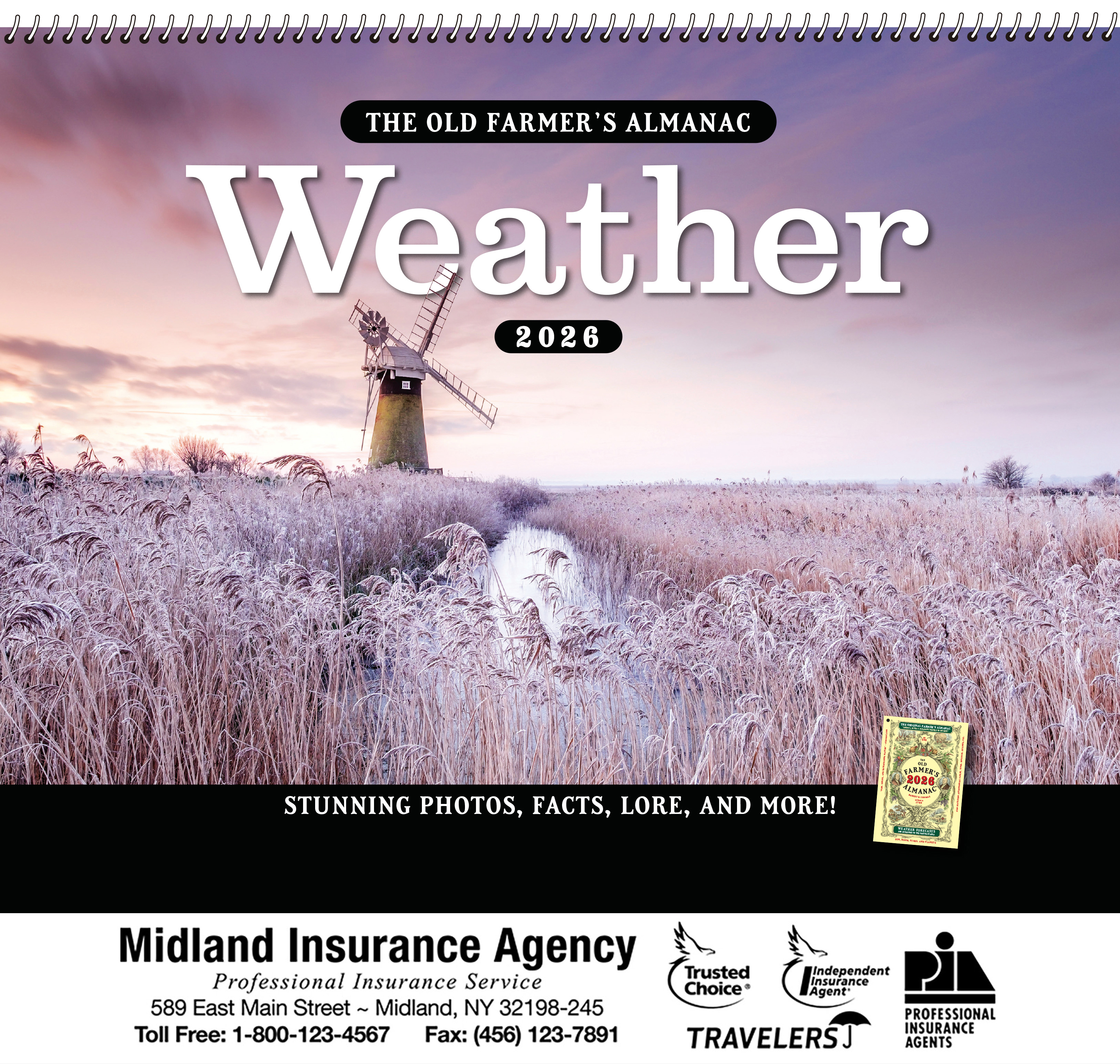 The Old Farmer's Almanac® Weather Watcher's: 2027 Spiral Bound 1