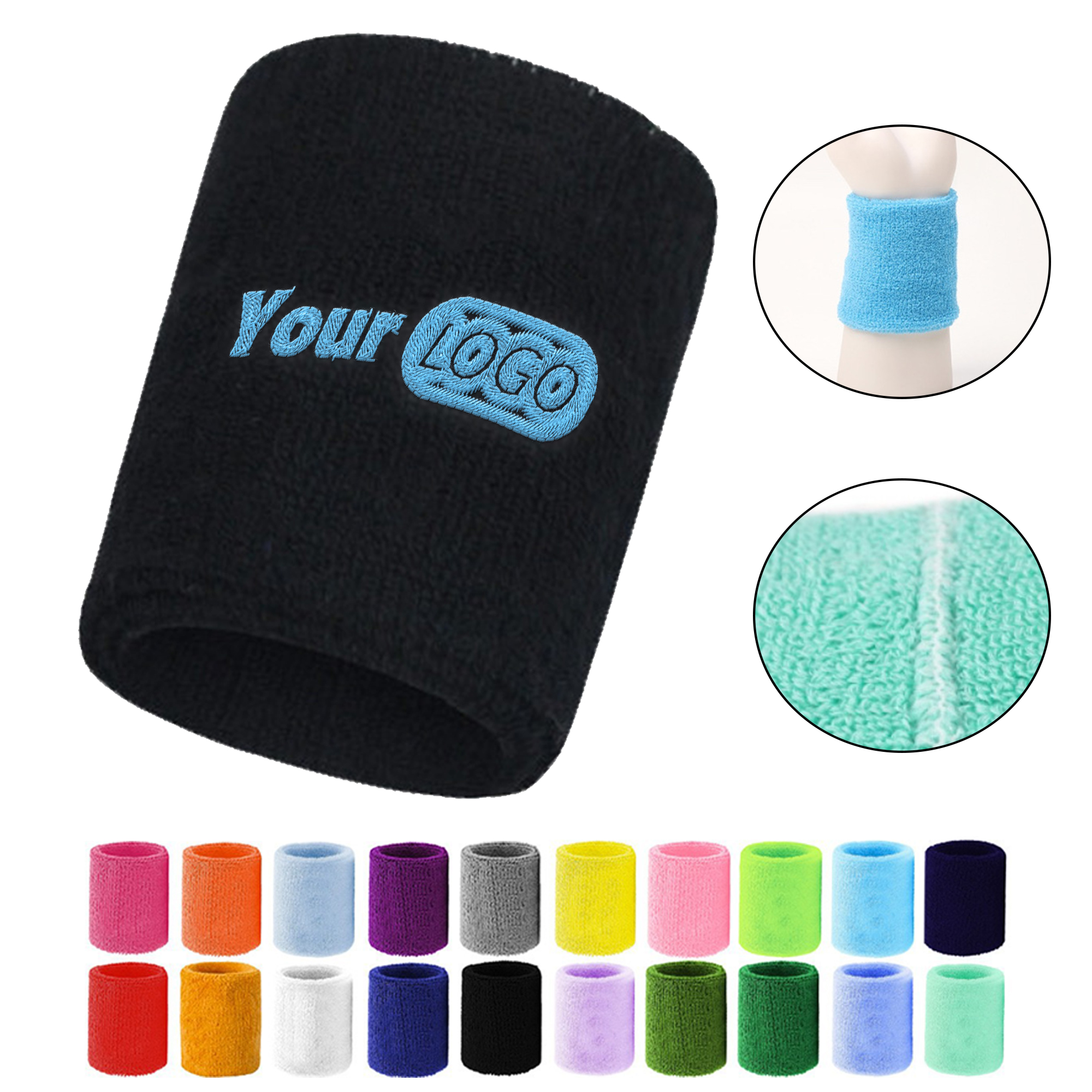 Sports Sweat Absorbing Wristband 3