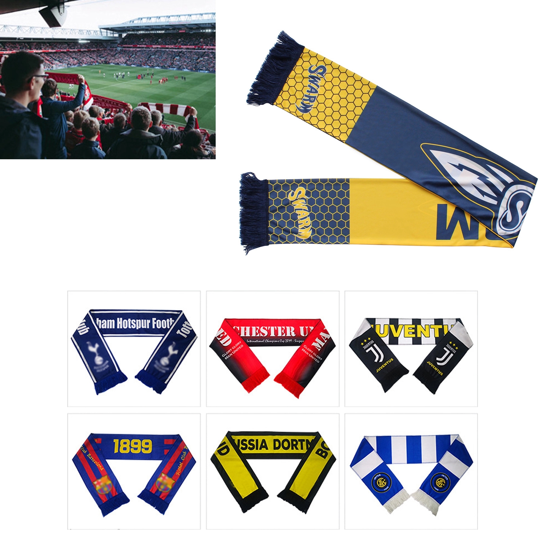 Dye Sublimation Stadium Scarf 2