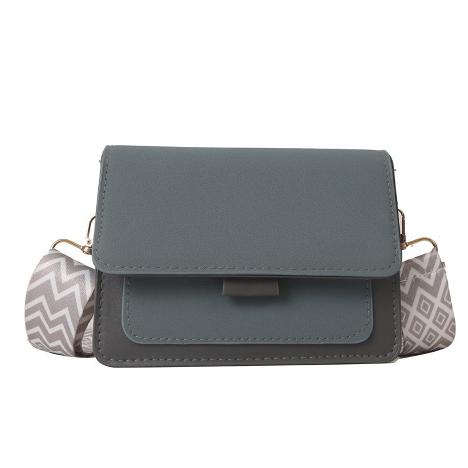 PU Leather Square Shoulder Crossbody Bag 5