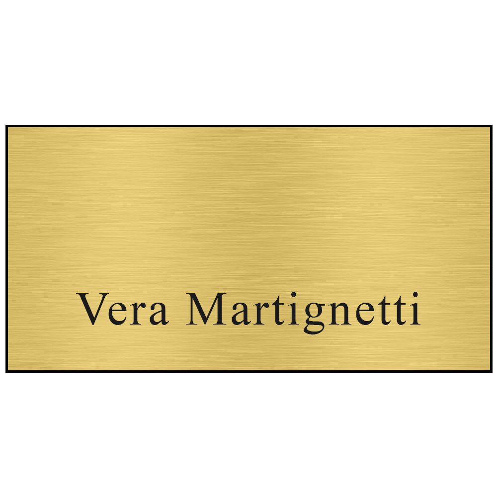 Hollywood Plastic Name Badge (Standard Size 1-1/2" x 3") 6