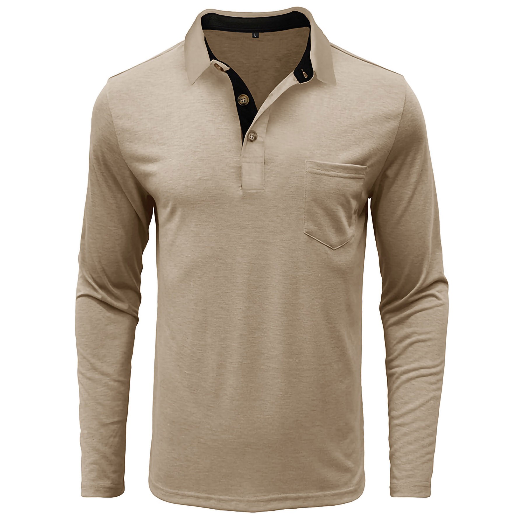 Men's Long Sleeve Polo Shirt 3
