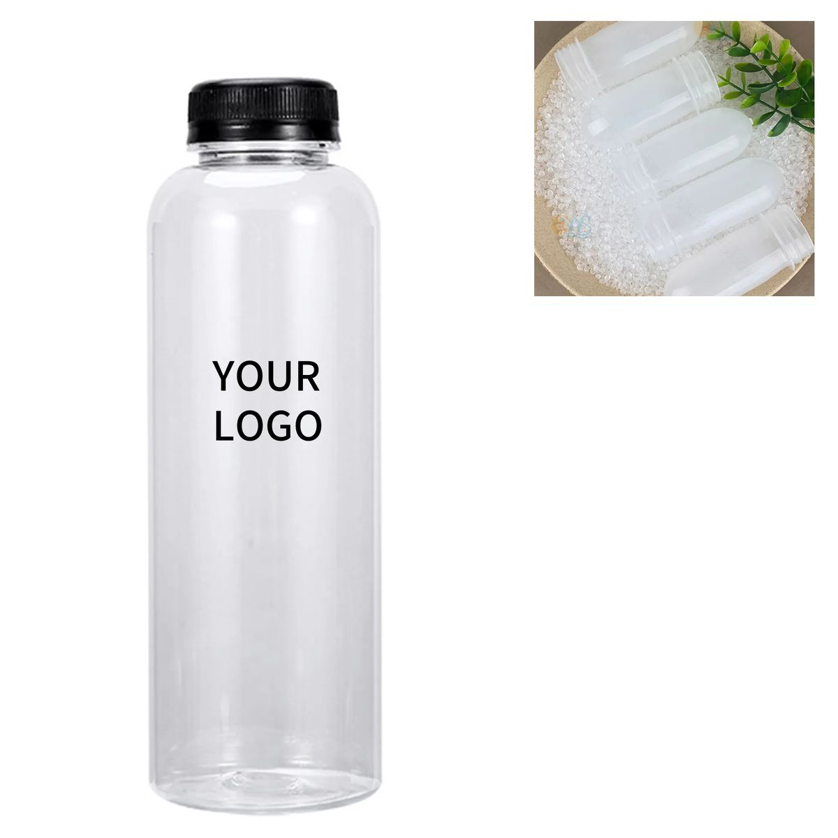 Portable Clear Bottle for Water and Juice 2