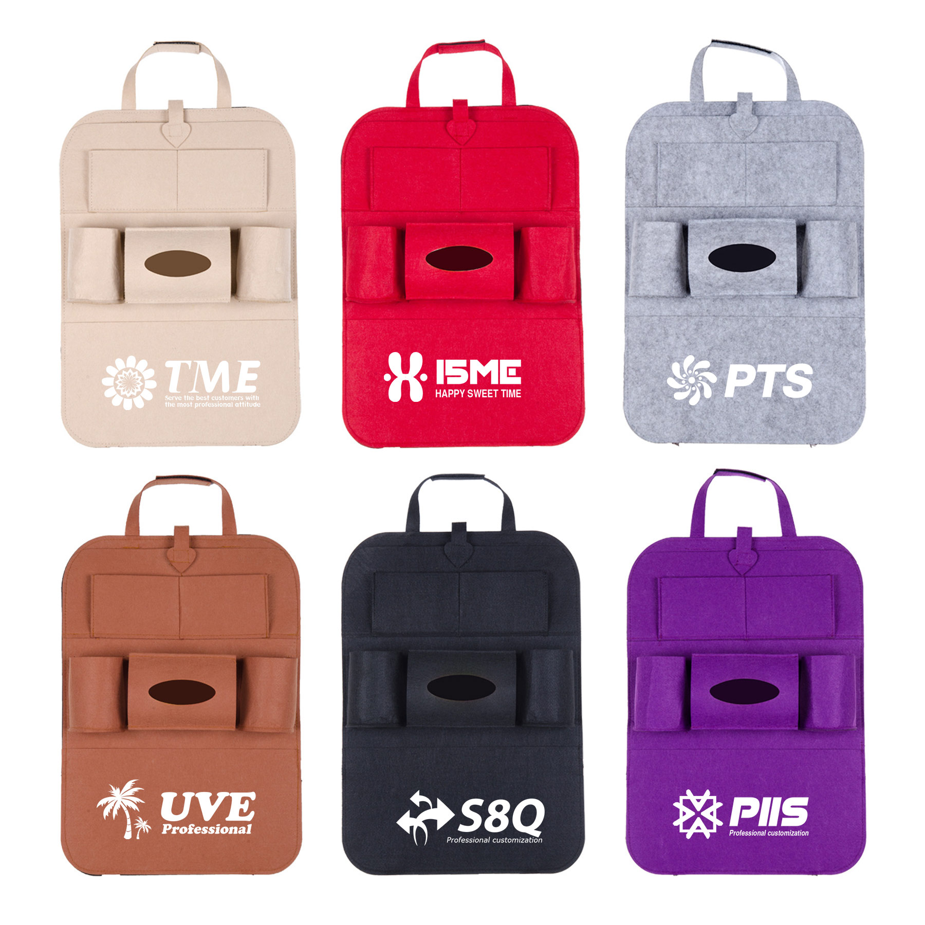 6-Pocket Car Seat-Back Storage Bag 2