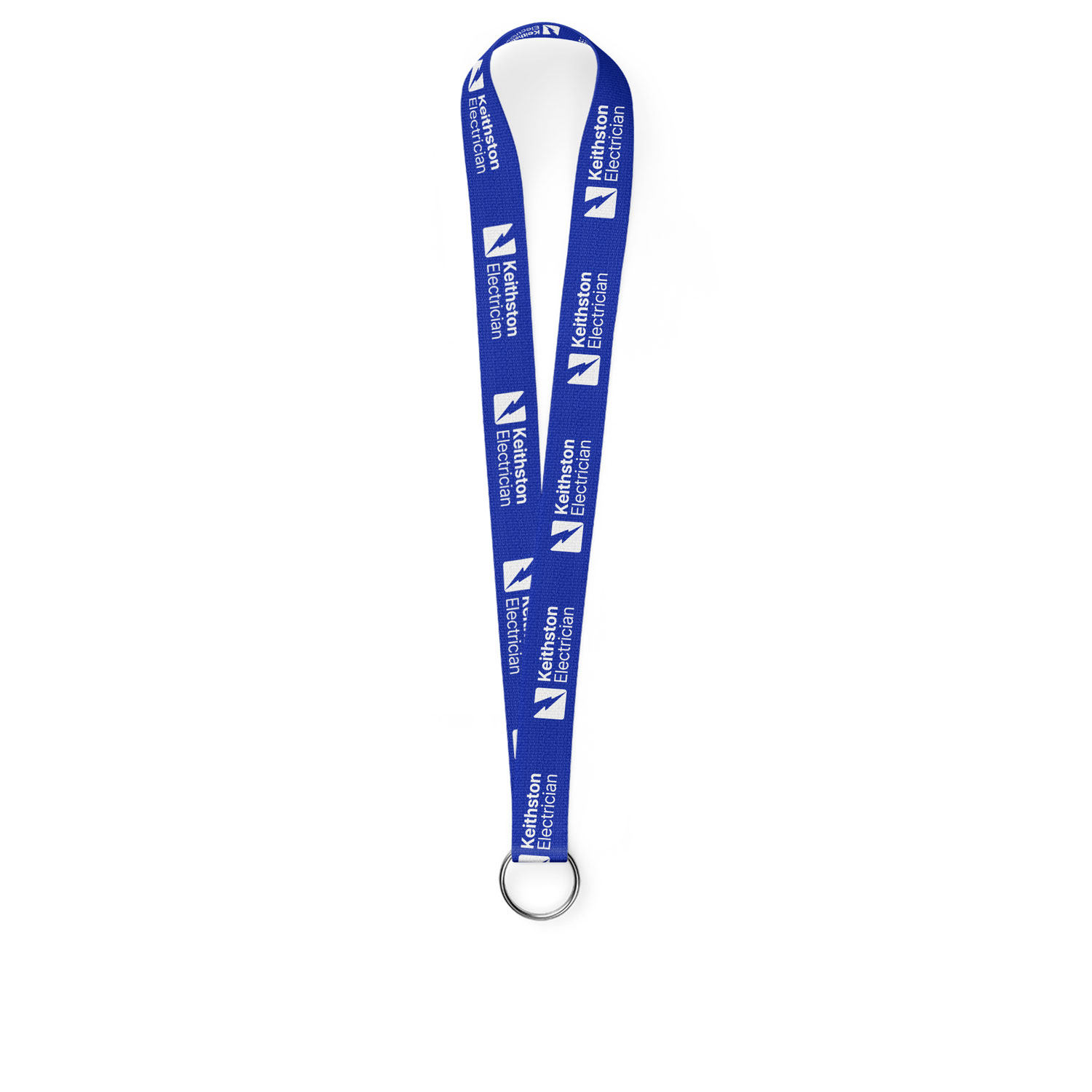 1" One Color Lanyard, Single Attachment, Import Air Rush 4