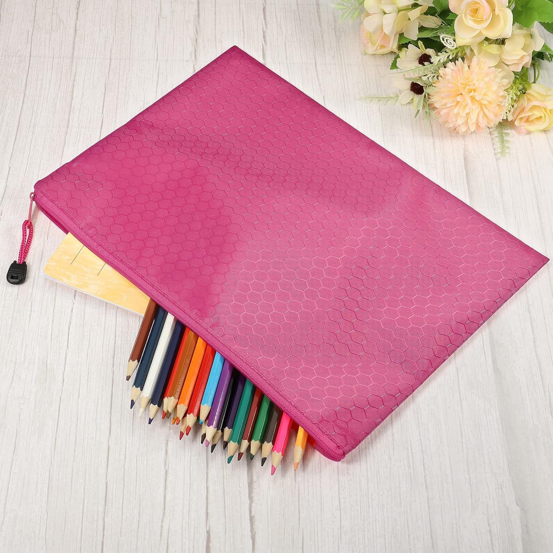 A4 Oxford Document Holder Pouch File Folders Bag 4
