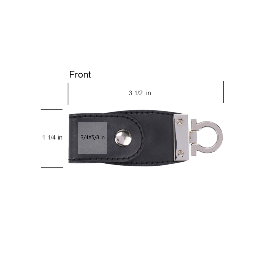 Nelson Leather Flip Cover USB Flash Drive