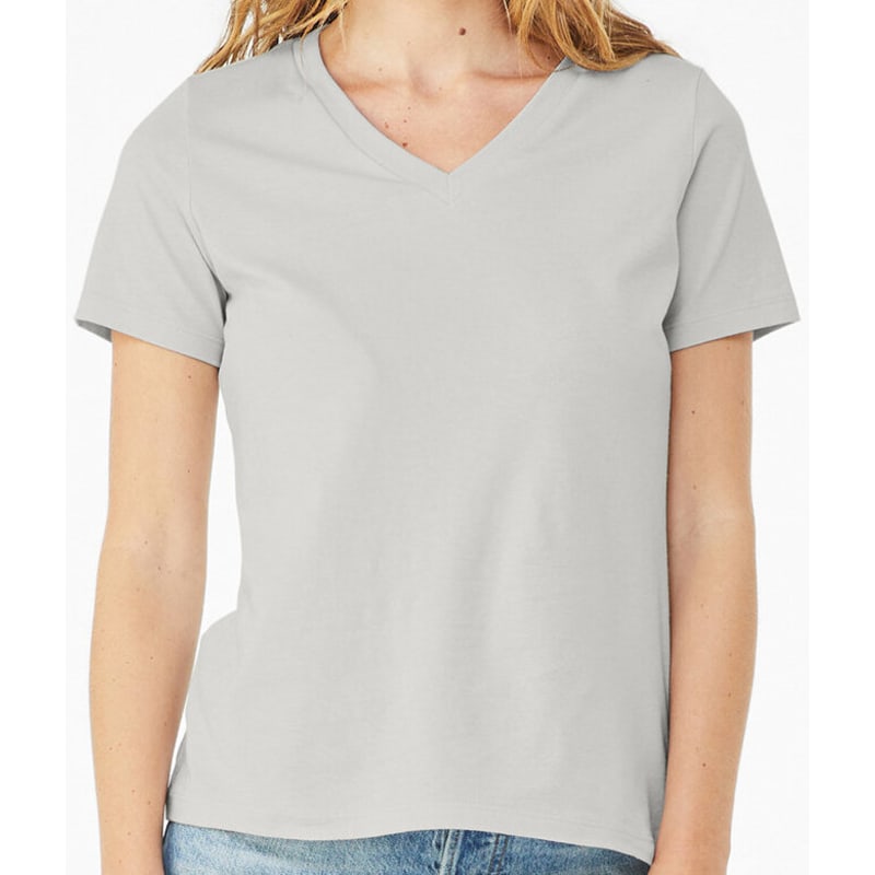 Bella Missys Relaxed Jersey Short-Sleeve V-Neck T-Shirt 16