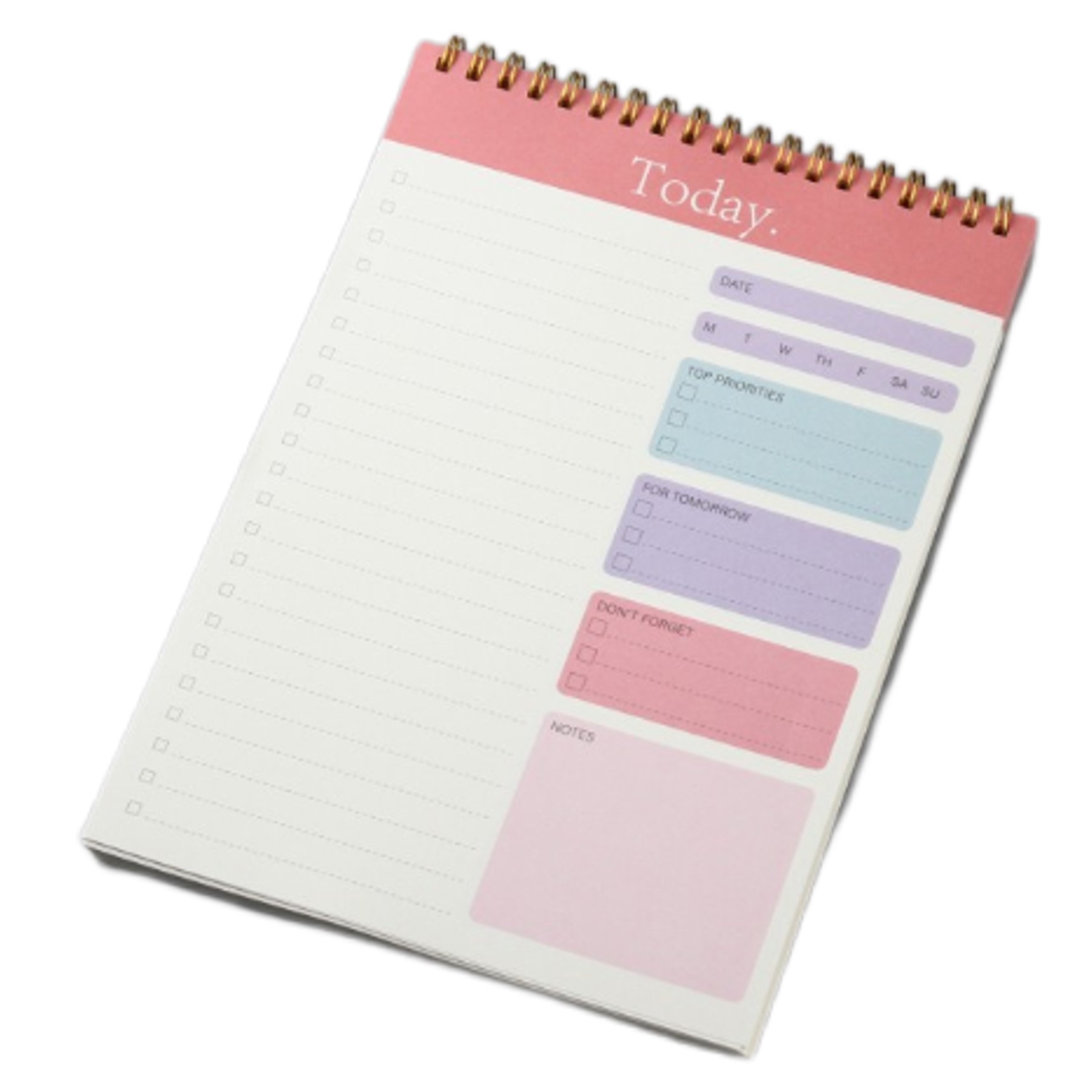 Spiral Daily Planner Notepad (direct import) 4