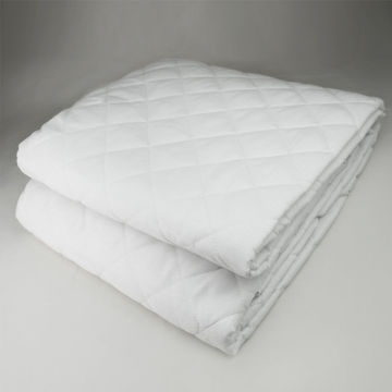 King Size Three Layer Quilted Bed Pad 4
