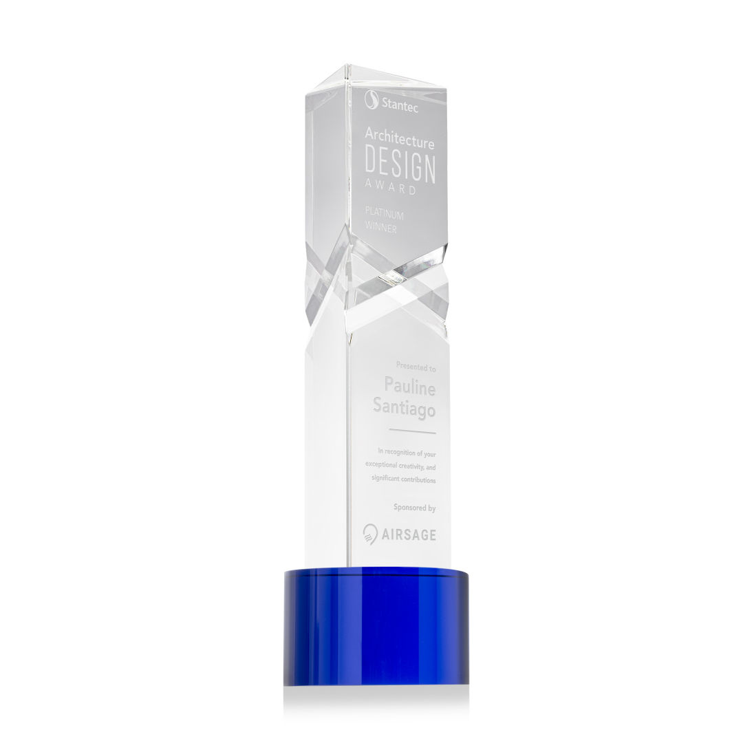 Oakham Award on Marvel Base - Blue 4