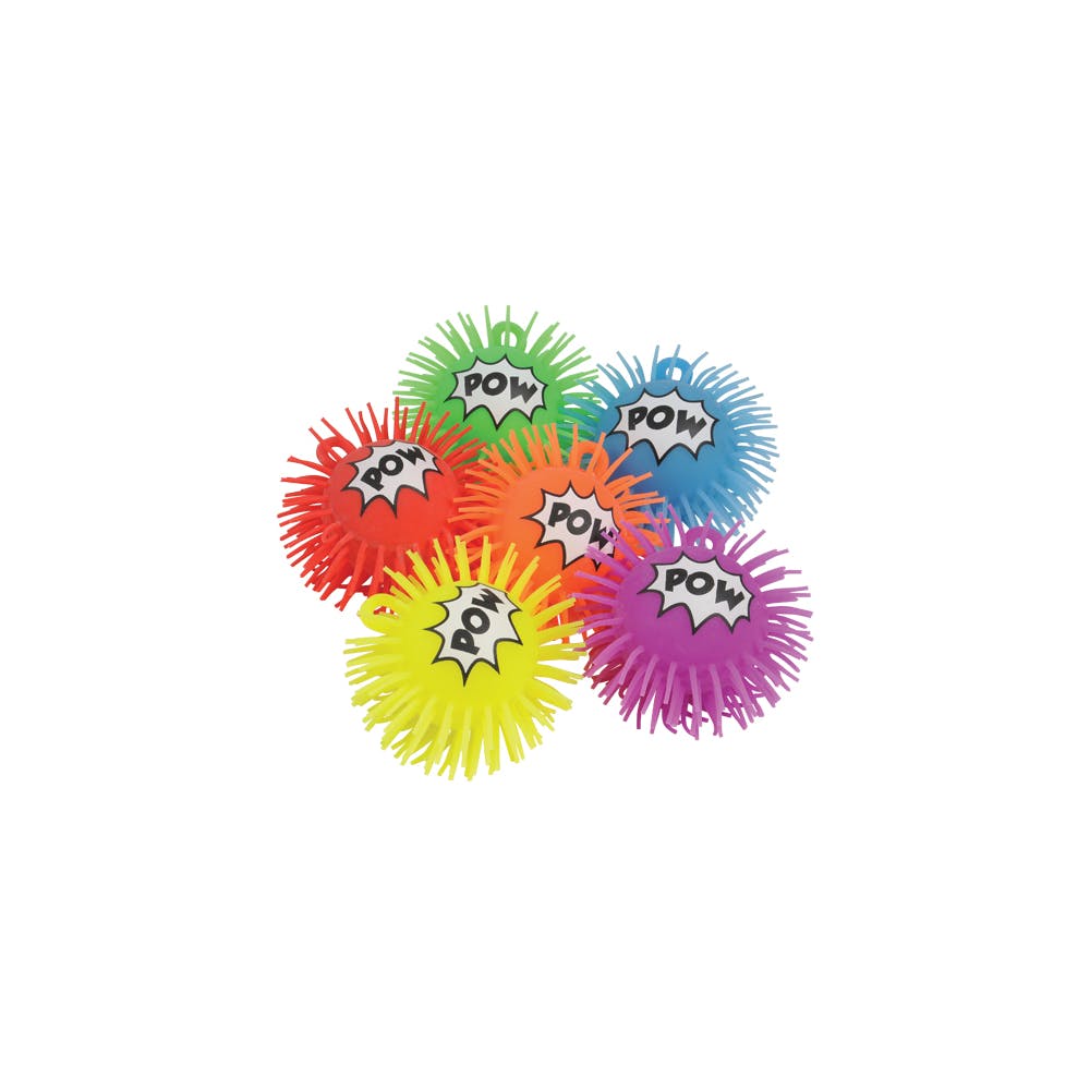 Flashing Superhero Puff Balls - Assorted 2